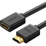 Cablu Video Prelungitor UGREEN HD107, HDMI - HDMI, 4K, 3m, Negru