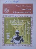 ANALIZE GRAMATICALE-AUREL NICOLESCU-358675