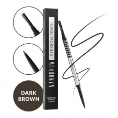 Creion de sprâncene Maro inchis Nanobrow Eyebrow Pencil - un creion precis