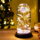 Trandafir Etern in Sticla Multicolor EternaBloom LED