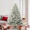 VidaXL Pom de Crăciun artificial pre-iluminat Verde 180 cm PVC și PE 3395393