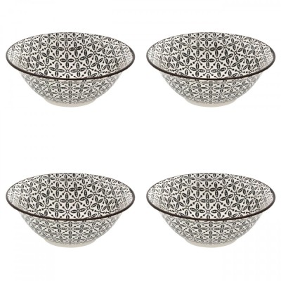 Set boluri, 4 piese, 450 ml, Portelan, Bej foto