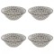 Set boluri, 4 piese, 450 ml, Portelan, Bej