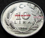Cumpara ieftin Moneda 10 LIRE - TURCIA, anul 1984 *cod 2575 = UNC - ERORI BATERE - ALUMINIU, Europa