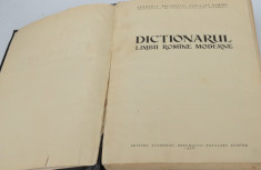Dictionarul Limbii Romane Moderne - 1958 RPR foto