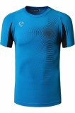 Tricou Sport Baieti Quick Dry, Maneci Scurte, Ideal pentru Golf, Tenis, Fitness, Alergare, Albastru, M (US) Albastru 90 CM