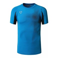 Tricou Sport Baieti Quick Dry, Maneci Scurte, Ideal pentru Golf, Tenis, Fitness, Alergare, Albastru, M (US) Albastru 90 CM