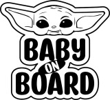 Cumpara ieftin Sticker Auto, Baby on board, 25 cm, 12234ST-3, Oem
