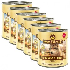 Conserva Wolfsblut Wild Duck &amp;amp;amp; Turkey 6 x 800 g foto