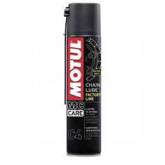 Spray intretinere lant moto, Motul Chainlube C4, Factory Line, 400ml foto