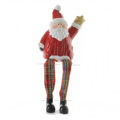 Figurina Santa cu picioare textil foto