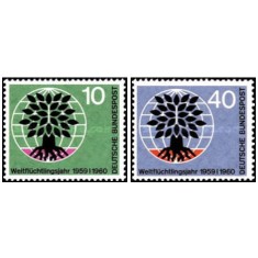 Germania 1960 - Anul Mondial al Refugiaților, serie neuzata