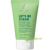 Gel de Curatare si Masca cu Argila pentru Ten Gras pentru Barbati Let&#039;s Be Clear 125ml