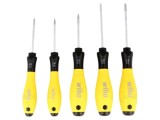 Kit 5 bucăți șurubelnițe Torx&reg; ESD SoftFinish&reg; WIHA