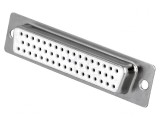D-Sub 50 Pin Soclu Mamă Aurit THT, CONNFLY
