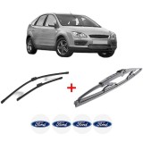 Cumpara ieftin Set 3 stergatoare FORD FOCUS II (DA_, HCP, DP) 2004 - 2012, pentru parbriz si luneta, Bosch Twin