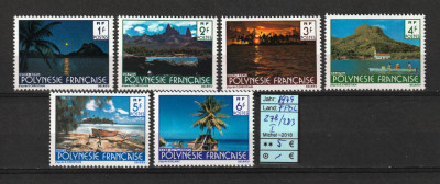 Polinezia, 1979 | Peisaje şi locaţii turistice - Natură | Serie - MNH | aph foto