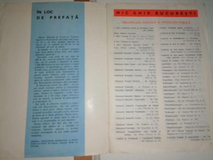 LOT 2 - MIC GHID BUCURESTI / GHIDUL STRAZILOR / HARTA