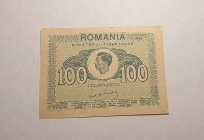 100 lei 1945 UNC foto