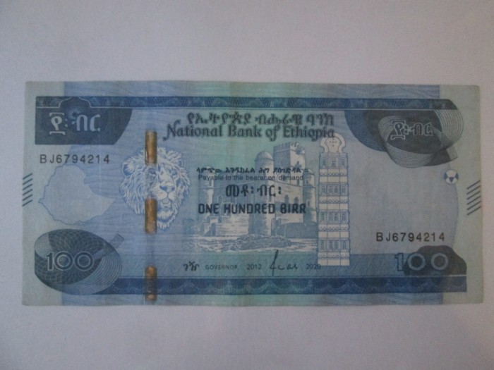 Etiopia 100 Birr 2020