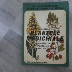 Sa ne cunoastem plantele medicinale de Gr.Constantinescu,E.Hatieganu-Buruiana