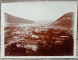 Oras din Depresiunea Brasovului, vedere aeriana// fotografie interbelica, Romania 1900 - 1950, Portrete