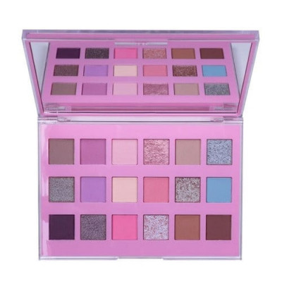 Paleta 18 Farduri Pleoape, Febble, Eye Cheek Essential, Pink foto