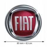 NEW ORIGINAL BADGE EMBLEM LOGO BADGE 85MM FIAT PANDA PUNTO EVO
