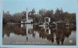 Carte postala, Bucuresti, vedere din Parcul Carol, perioada interbelica