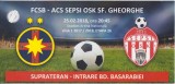 QW13 8 - Bilet acces parcare FCSB Steaua - ACS Sepsi OSK SF Gheorghe 25 02 2018