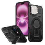 Husa iPhone 16 Plus protectie camera Techsuit CamVault MagSafe, negru