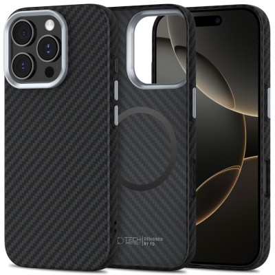Husa Iphone 16 Pro Max Tech-Protect Ion Carbon magsafe foto