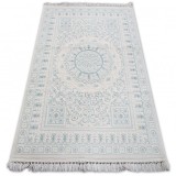 Covor acril Mirada 5409 albastru Franjuri, 100x300 cm, Dreptunghi, Poliester