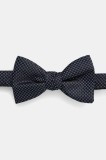 HUGO papion de mătase culoarea bleumarin, 50545445