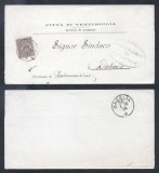 Italy 1911-14 Postal History Rare Cover Ventimiglia to Oneglia D.504