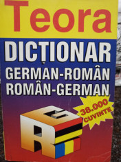 Alexandru Roman - Dictionar german - roman, roman - german foto
