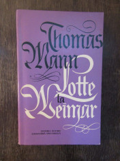 LOTTE LA WEIMAR -THOMAS MANN foto