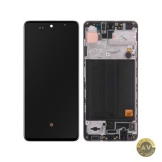 Display cu Touchscreen Samsung Galaxy A51 A515 cu Rama Negru Service Pack GH82-21669A