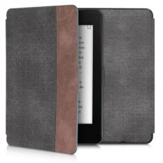 Husa pentru Kindle Paperwhite 7, Piele ecologica, Negru, 50215.02 foto