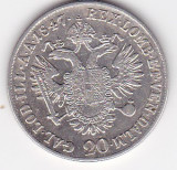 AUSTRIA 20 KREUZER 1847 E ALBA IULIA, Europa, Argint