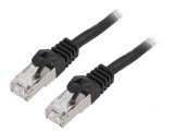 Cablul Patch F/UTP 6 litat CCA PVC negru 15m 26AWG, Lanberg