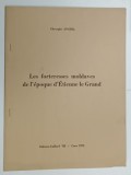 LES FORTERESSES MOLDAVES DE L ' EPOQUE D ' ETIENNE LE GRAND par GHEORGHE ANGHEL , 1975