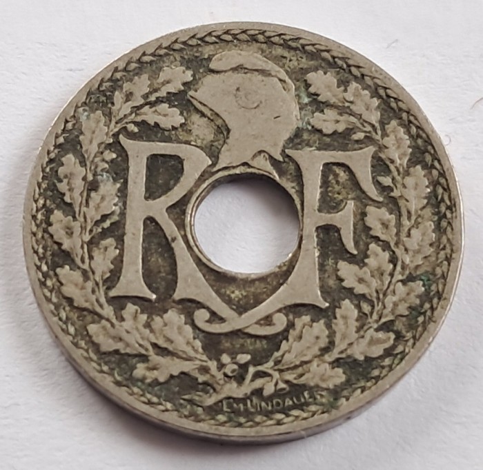 Franta, 10 Centimes 1924