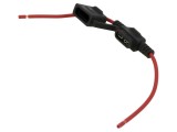 Clemă pentru siguranțe auto 19mm, 25A, pe cablu, IP67