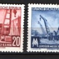 GERMANIA (DDR) 1956 – LEIPZIG. MACARA. SERIE NESTAMPILATA, F141