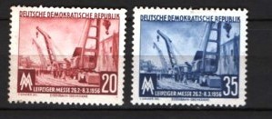 GERMANIA (DDR) 1956 &amp;ndash; LEIPZIG. MACARA. SERIE NESTAMPILATA, F141 foto