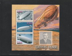 St.Vincent 2006-Aviatie,Baloane,Ludwig Durr,bloc 3 val.dant.,MNH,Mi.6265-6267KB foto
