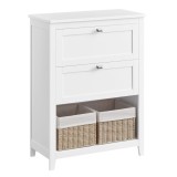 Cumpara ieftin Dulap baie Vasagle, BBC545W02, Alb, 30 x 60 x 80 cm