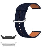 Curea piele, compatibila Samsung Galaxy Watch9 40mm, 18cm, Midnight Blue