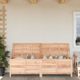 Lada de depozitare de gradina 198,5x50x56,5 cm lemn masiv brad GartenMobel Dekor, vidaXL